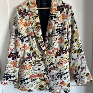 Topshop Multicolor Floral Blazer